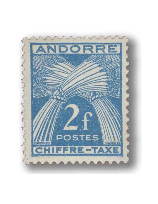 n° 21/31* - Timbre ANDORRE Taxe