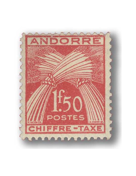 n° 21/31* - Timbre ANDORRE Taxe