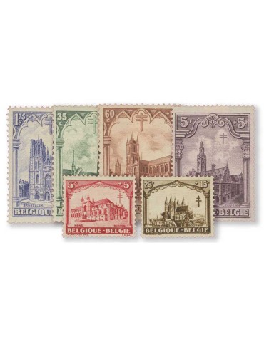 n° 267/272* - Timbre BELGIQUE Poste