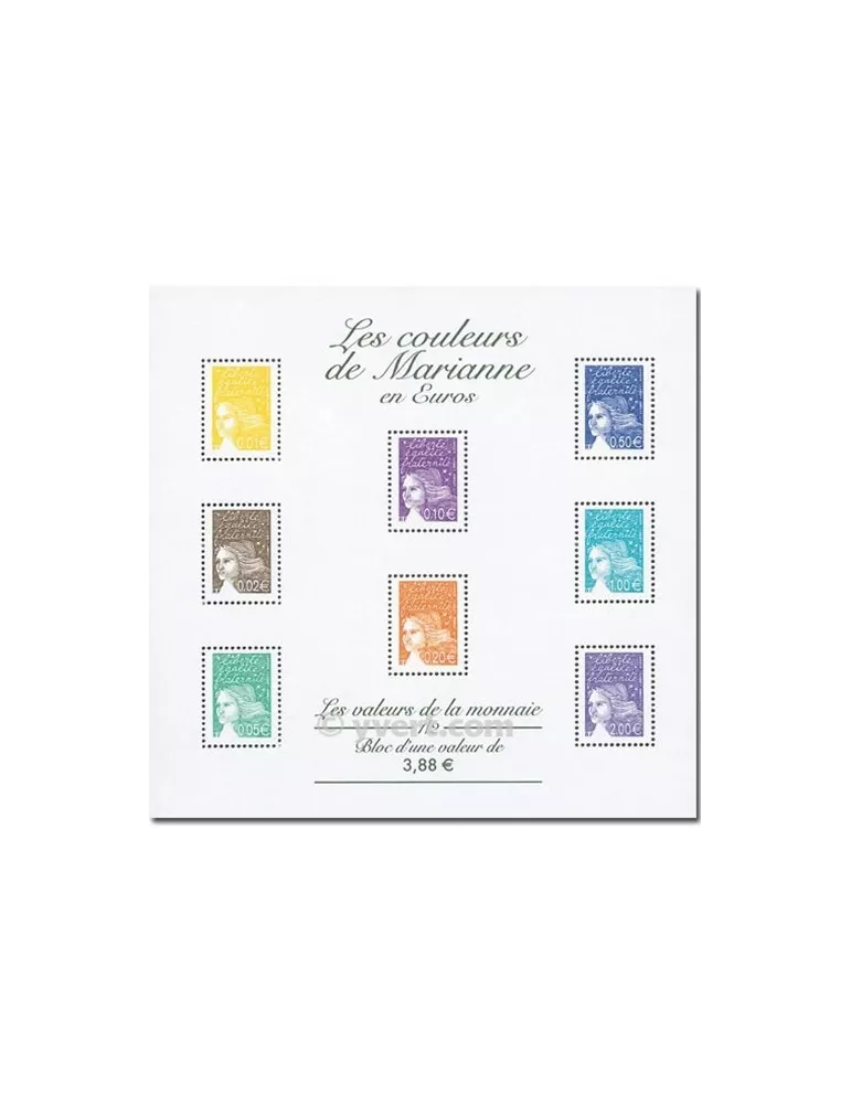 n° 44 - Timbre France Bloc et feuillets