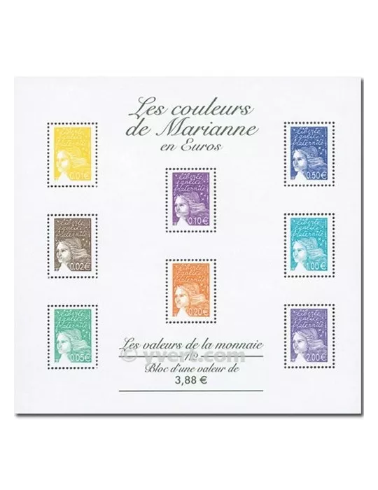 n° 44 - Timbre France Bloc et feuillets