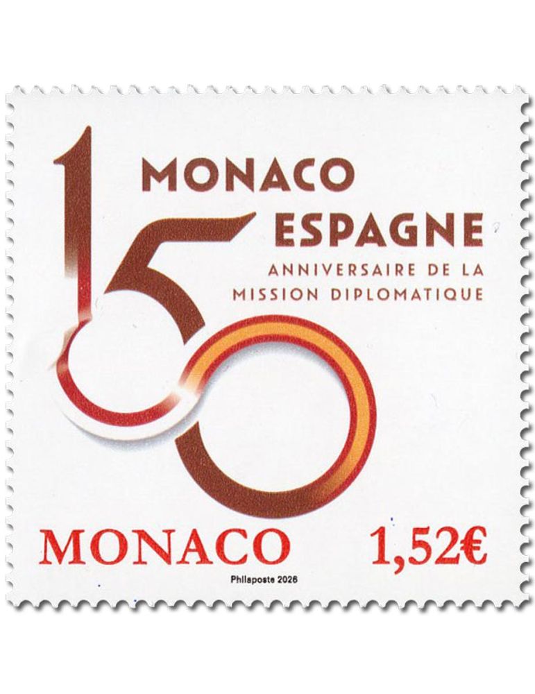 n° 3551/3553 - Timbre MONACO Poste (150 ANS DE RELATIONS DIPLOMATIQUES - 14_26_433)