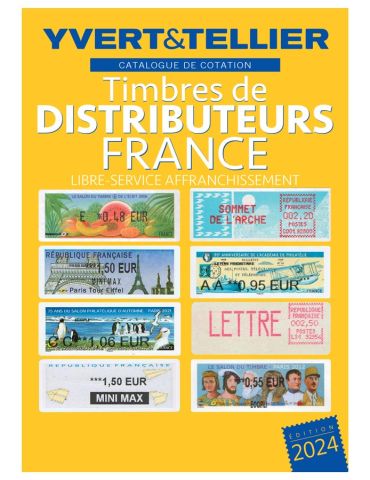 TIMBRES DE DISTRIBUTEURS 2024 (Catalogue des Timbres LIBRE-SERVICE AFFRANCHISSEMENT) )