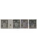 n° 83** et 83 obl. - Timbre FRANCE Poste