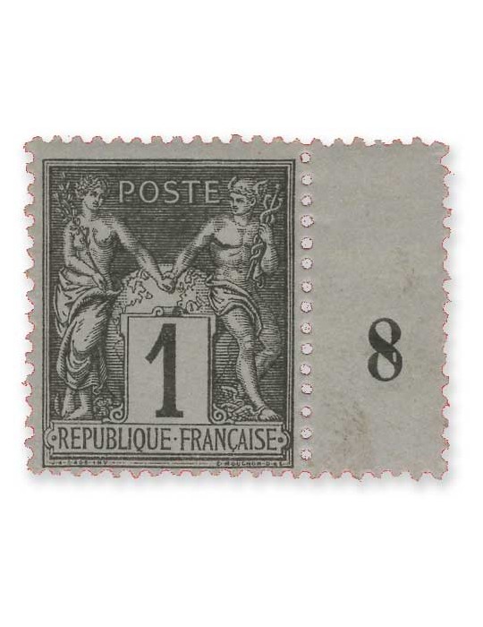 n° 83** et 83 obl. - Timbre FRANCE Poste