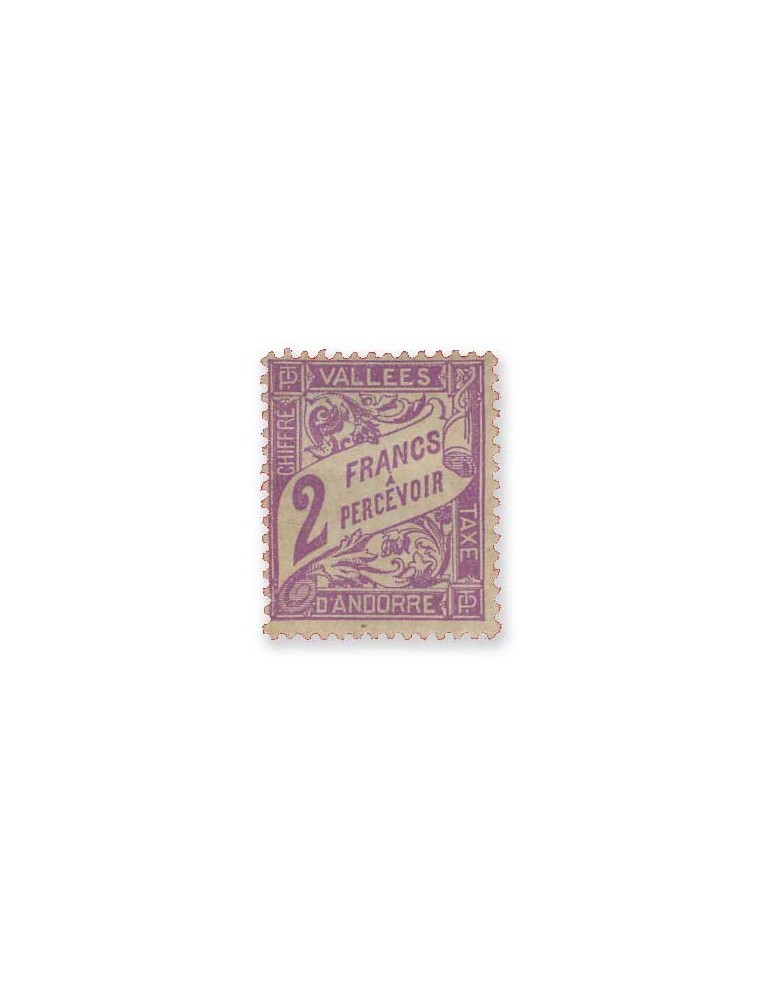 n° 17/20* - Timbre ANDORRE Taxe