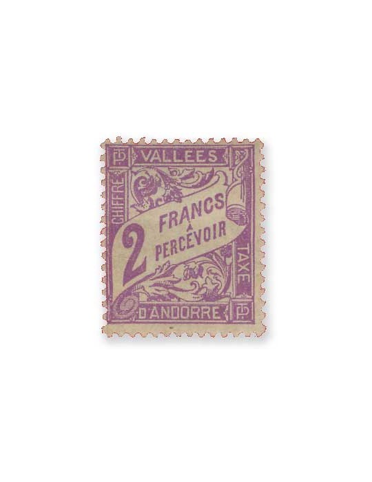 n° 17/20* - Timbre ANDORRE Taxe