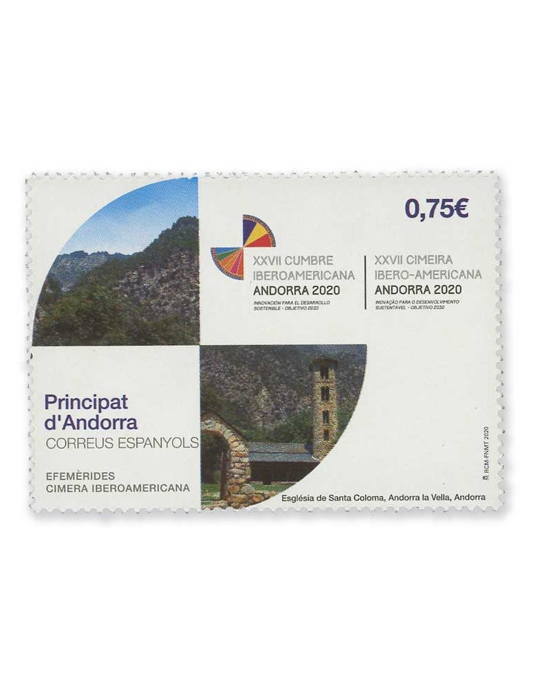 ANDORRE ESPAGNOL : Année 2020 neuf**