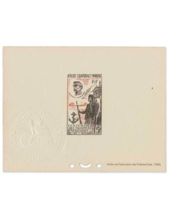 n° 62 - Timbre AEF Poste Aerienne