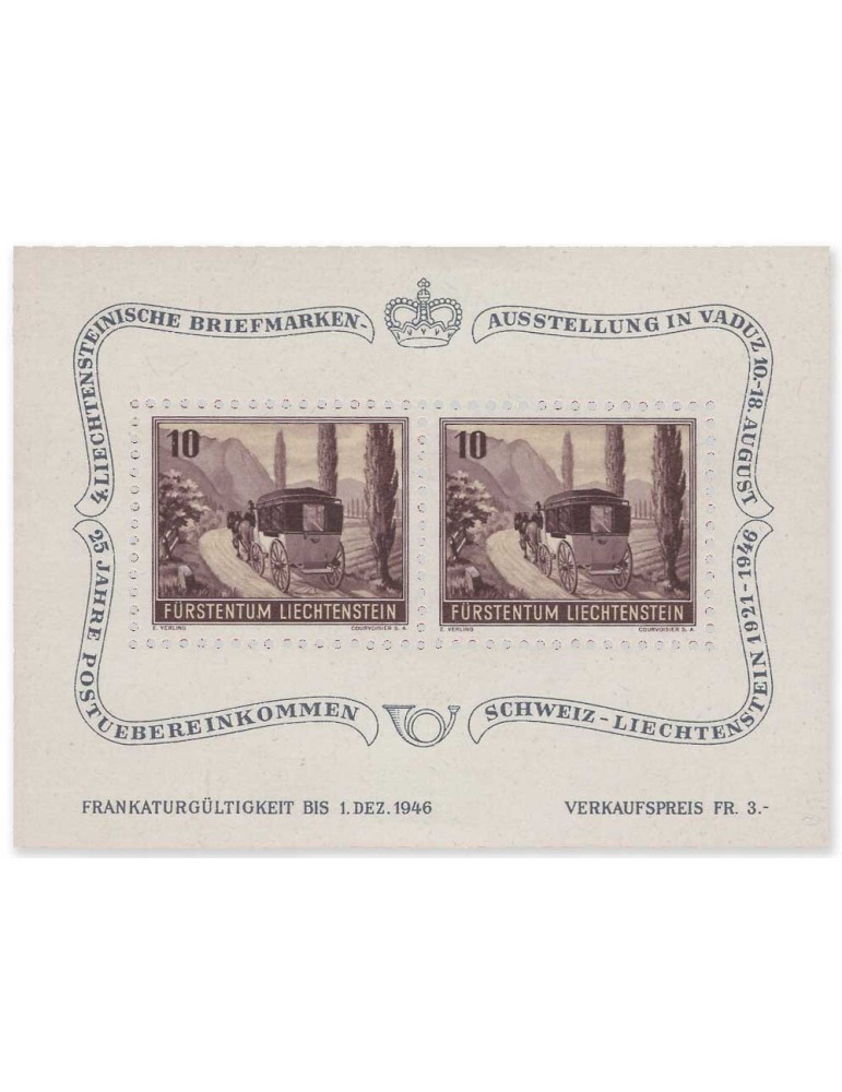 n° 7* - Timbre LIECHTENSTEIN Blocs Et Feuillets