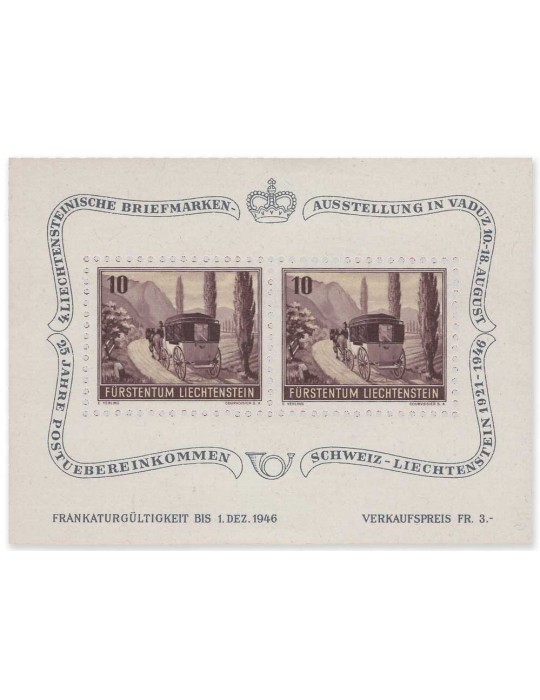 n° 7* - Timbre LIECHTENSTEIN Blocs Et Feuillets