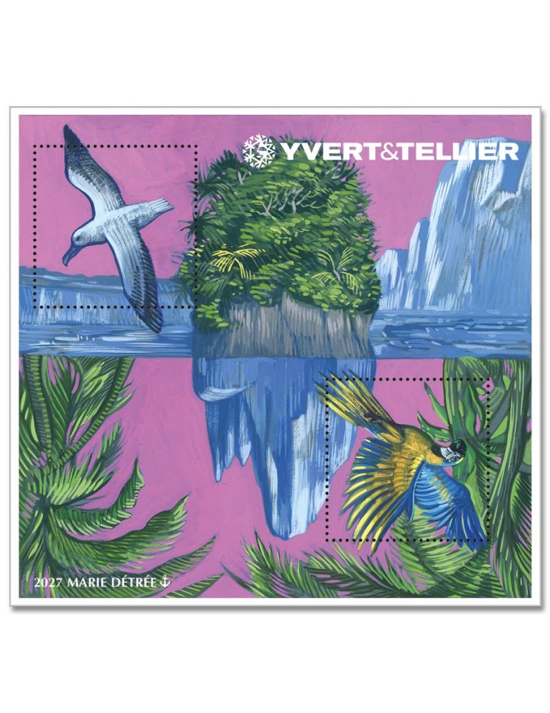 n° 19 -Timbre France Bloc Yvert et Tellier (Marie Détrée)