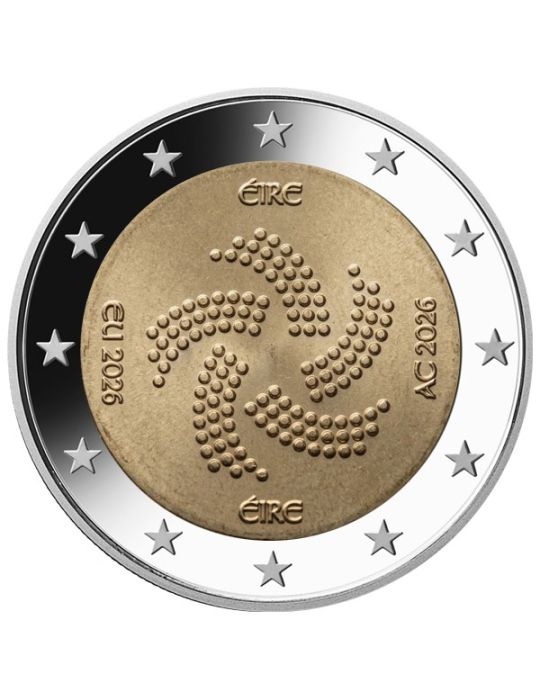 2 EURO COMMEMORATIVE 2026 : IRLANDE (Présidence de l’Union européenne)