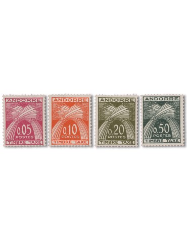n° 42/45* - Timbre ANDORRE Taxe