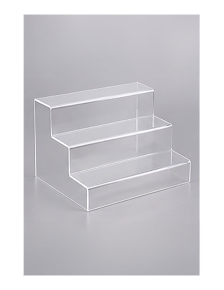 ESCALIER DE PRESENTATION 3 MARCHES : Transparent - SAFE®
