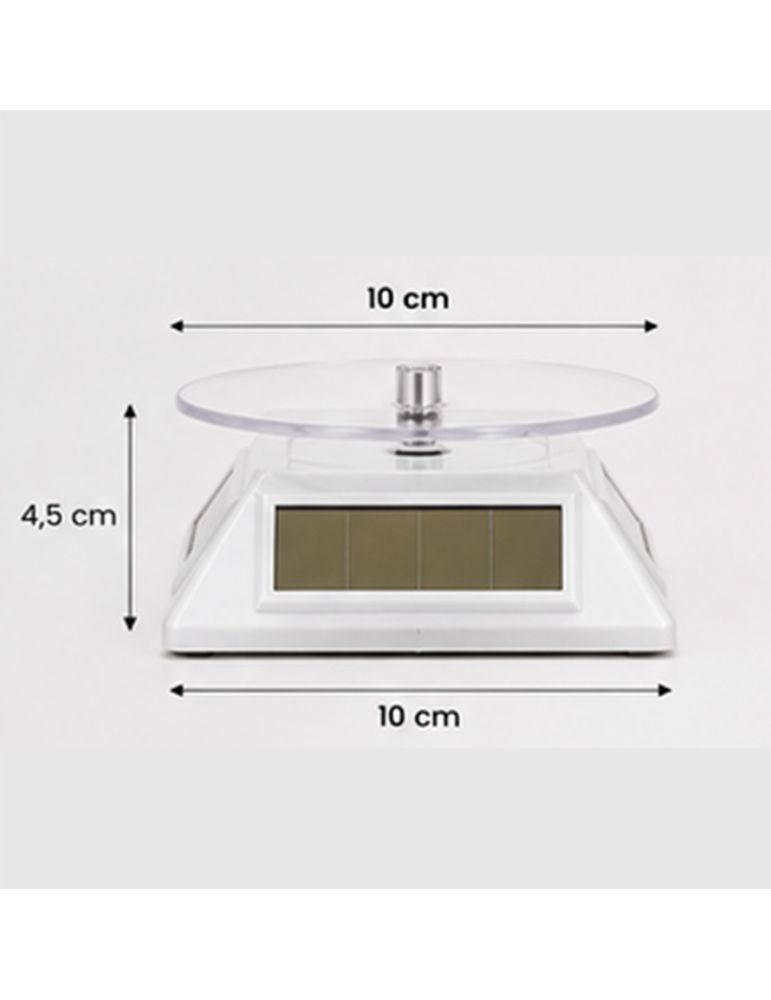 PLATEAU TOURNANT SOLAIRE : Argent - SAFE®