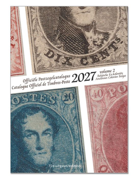 COB 2027 : CATALOGUE OFFICIEL DE TIMBRES-POSTE 2027 (Timbres de Belgique)