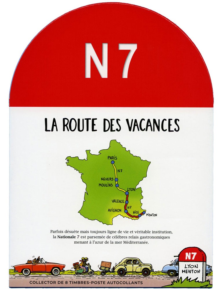 France : Collector "N7 La route des vacances Lyon Menton"