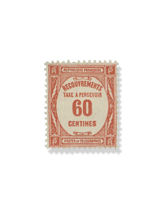 n° 55/62* - Timbre FRANCE Taxe