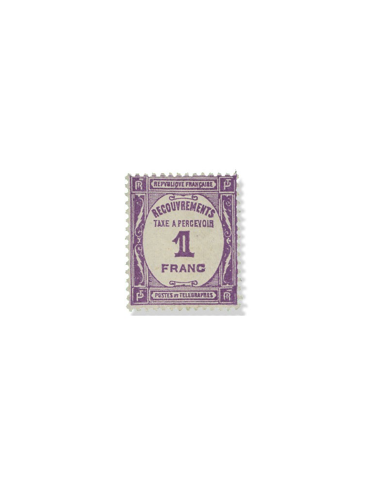 n° 55/62* - Timbre FRANCE Taxe