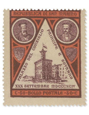 n° 24/25**/* - Timbre SAINT MARIN Poste 2