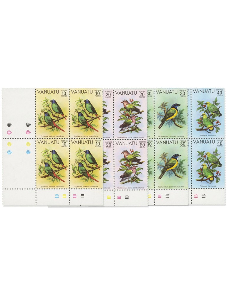 n° 620/623** - Timbre VANUATU Poste