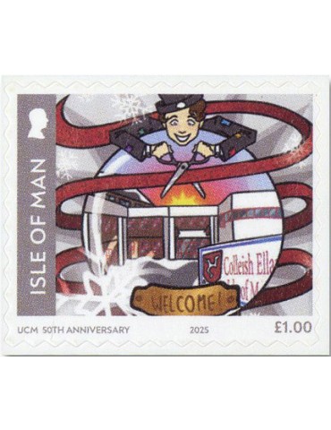 n° 3367/3368 - Timbre ILE DE MAN Poste 2