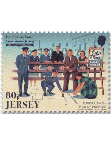 n° 2987/2992 - Timbre JERSEY Poste