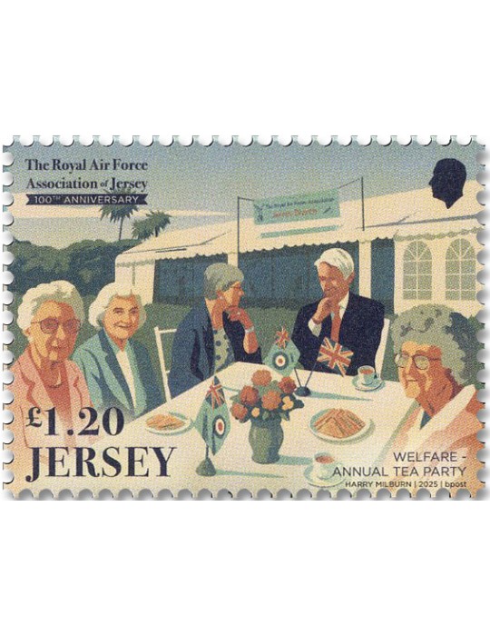 n° 2987/2992 - Timbre JERSEY Poste
