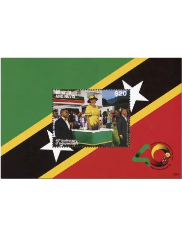 n° 442 - Timbre NEVIS Blocs et feuillets