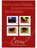 France : Collector "Anniversaire, Vœux, Remerciements, Invitation"