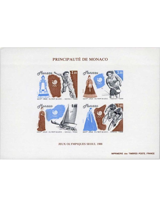 n° 42a** - Timbre MONACO Blocs Et Feuillets