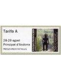 n° 8 - Timbre ANDORRE ESPAGNOL Timbres de distributeurs