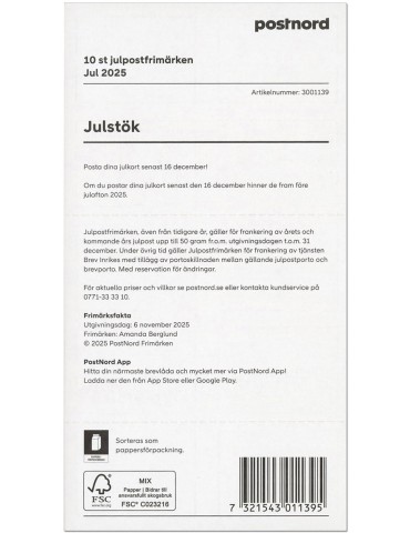 n° C3610 - Timbre SUEDE Carnets