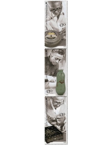 n° 3543/3545 - Timbre COREE DU SUD Poste