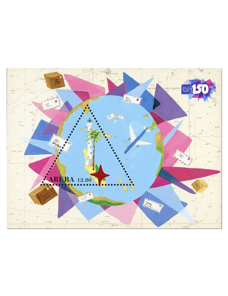 n° 21 - Timbre ARUBA Blocs et feuillets