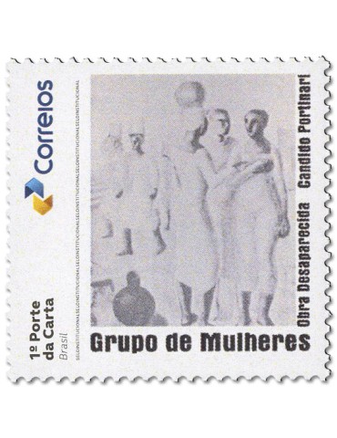 n° 254AQ (4 valeurs)/ - Timbre BRESIL Poste avec vignette