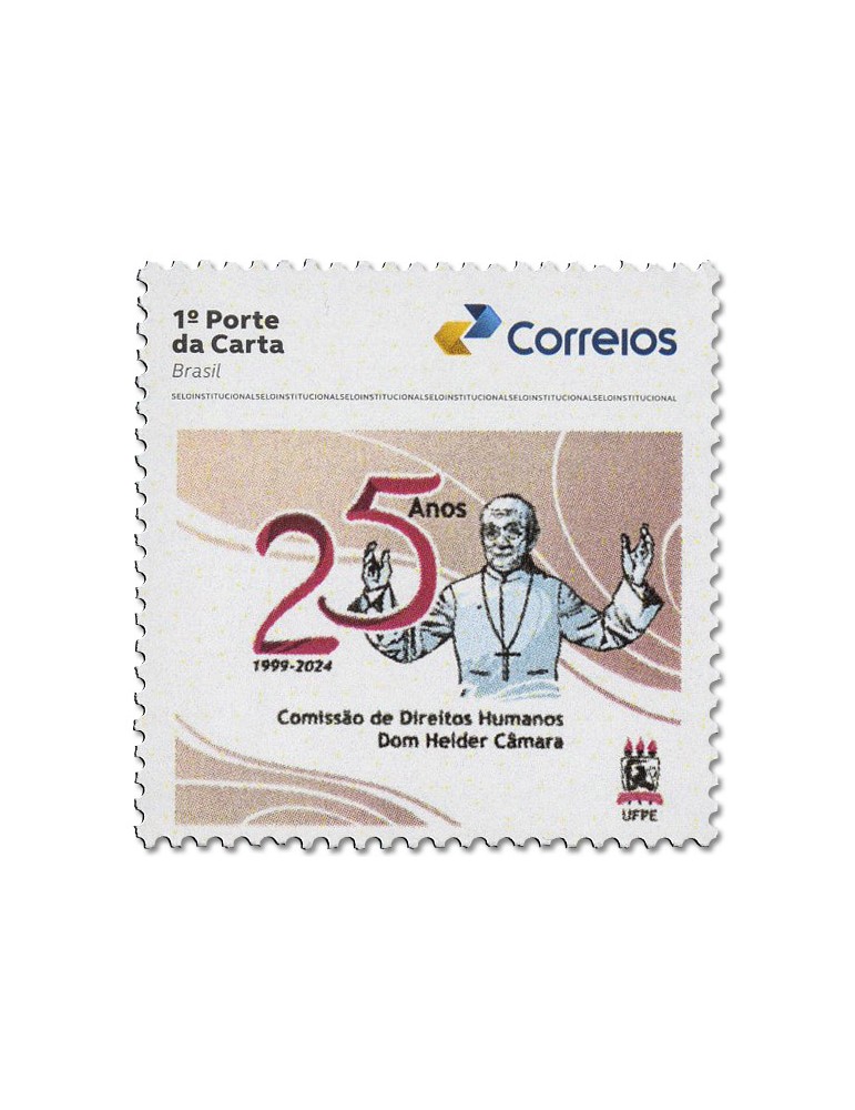 n° 254BD - Timbre BRESIL Poste avec vignette