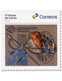 n° 254P - Timbre BRESIL Poste avec vignette