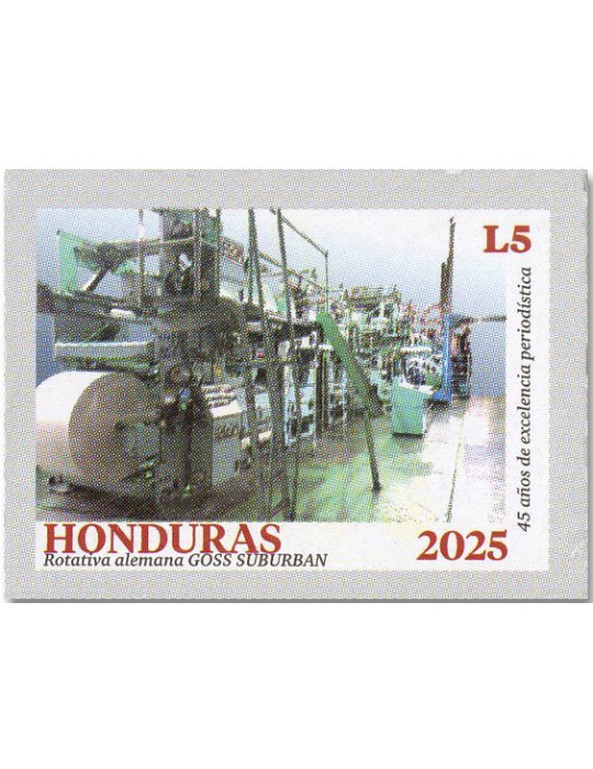 n° 355/359 - Timbre HONDURAS Poste