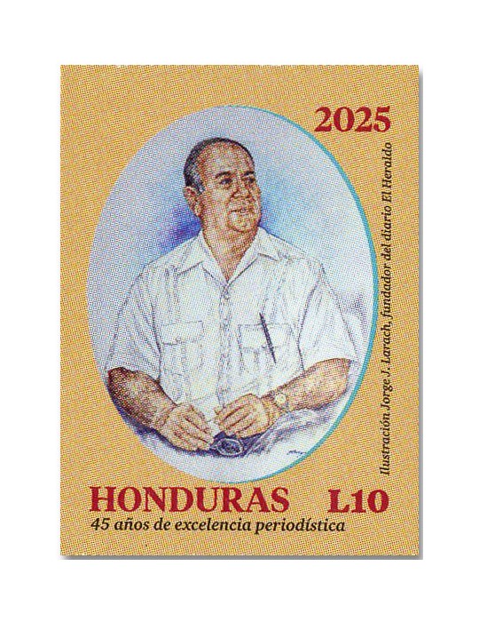 n° 355/359 - Timbre HONDURAS Poste