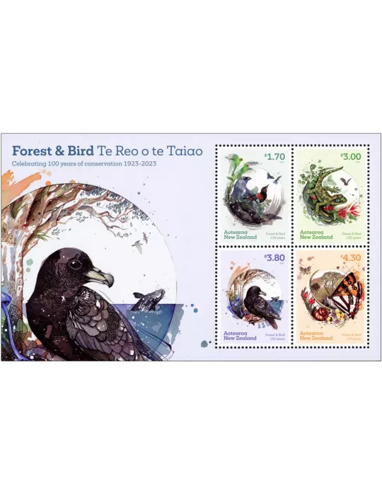 n° 444 - Timbre NOUVELLE-ZELANDE Blocs et feuillets