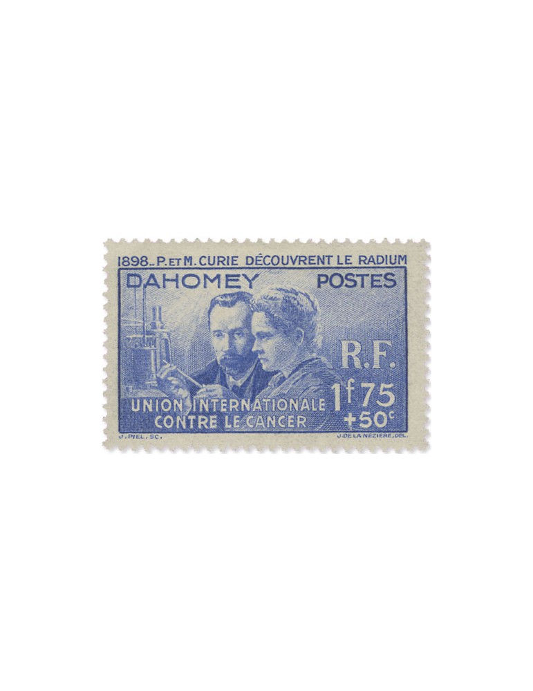 COLONIES : Grandes Series Coloniales (Pierre et Marie Curie)