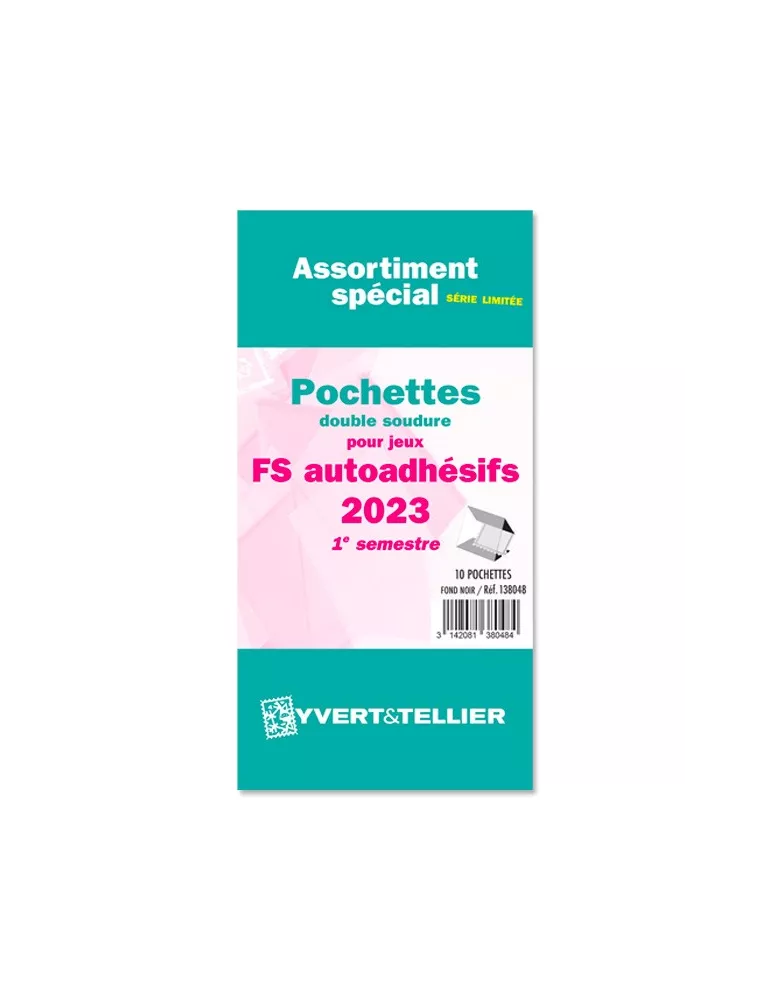 Assortiment de pochettes (double soudure) : 2023 -1e sem. (Jeux Autoadhésifs)