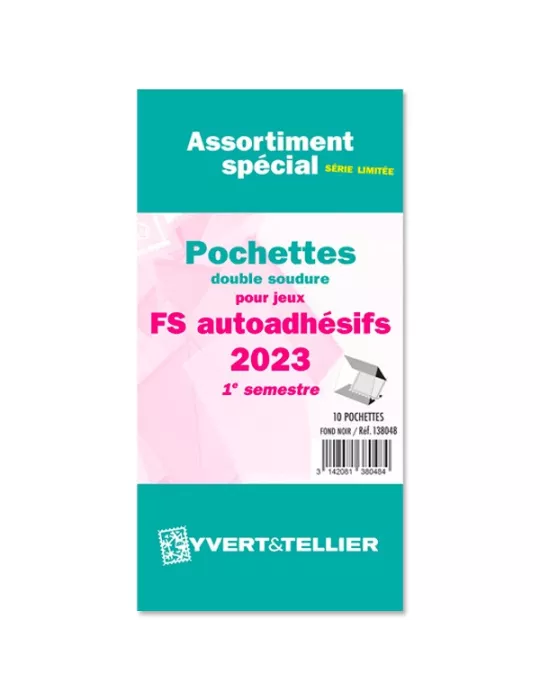 Assortiment de pochettes (double soudure) : 2023 -1e sem. (Jeux Autoadhésifs)