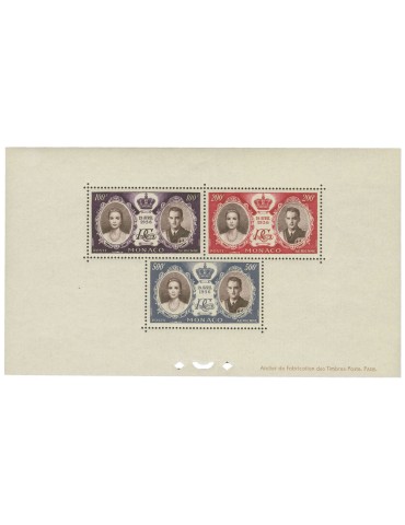 n° 5/6** - Timbre MONACO Blocs Et Feuillets 2