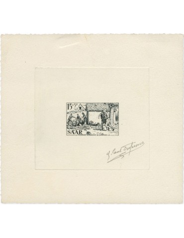n° 352 - Timbre SARRE Poste