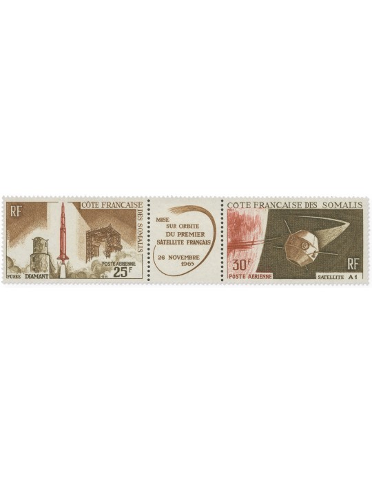 COLONIES : Grandes Series Coloniales (Lancement du 1er satellite français)