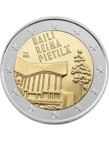BU : 2 EURO COMMEMORATIVE 2026 COINCARD : FINLANDE - Raili et Reima Pietila (Version finlandaise) 2