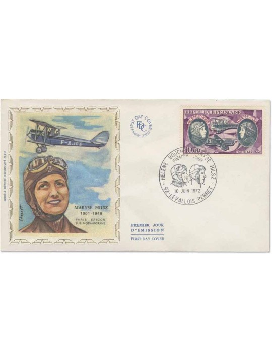 n° 47 obl. 1er jour - Timbre FRANCE Poste Aerienne